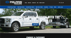Desktop Screenshot of polaris-trailers.com